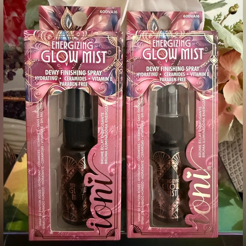 🆕🪷 IONI LIMITED EDITION ENERGIZING “GLOW MIST” DEWY FINISHING SPRAY SET. NEW.